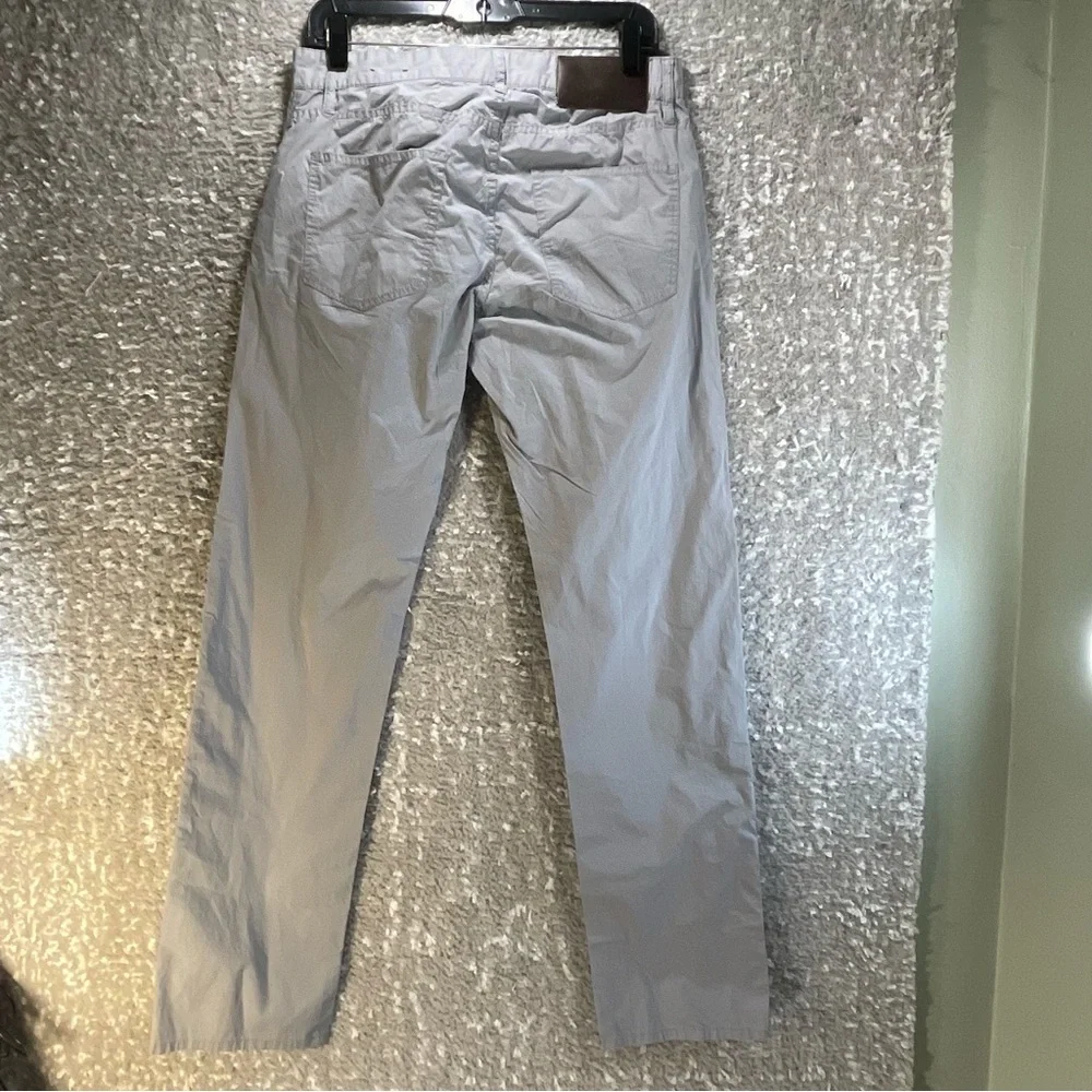 Armani Exchange A|X Mens Gray Flat Front Dress Straight Pants Sz 31 Lightweight - Picture 2 of 10